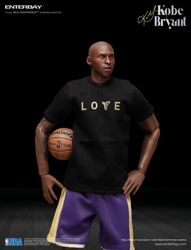 スポーツ Enterbay Kobe Bryant Enterbay NBA Collection Kobe Bryant LA Lakers 1/6 Scale Real