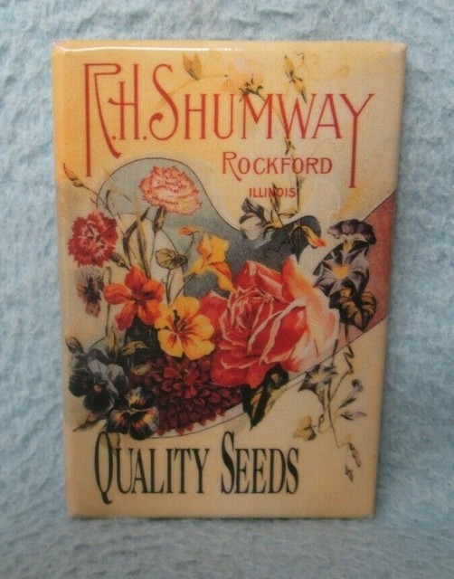 R.H. Shumway Quality Seeds Rockford Illinois 2" X 3"