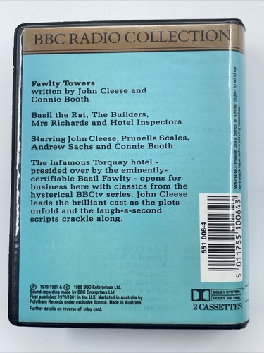 Fawlty Towers BBC Radio Collection Two Cassette Tapes 1988 - Picture 2 of 4