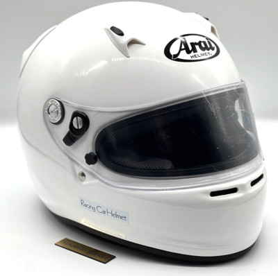 Casque Intégral Arai SK-6 PED Karting – Taille M (57-58 Cm), Blanc, Neuf
