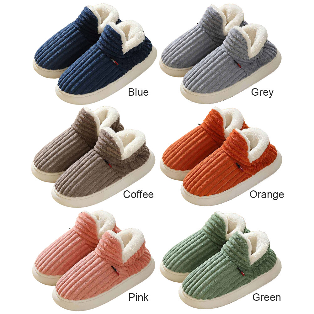 SAOLA Pantofole Invernali Peluche Antiscivolo Foderate Calde Suola Spessa per Autunno Inverno