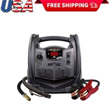 6 In 1 Portable Power Station 1500a Jump Starter 150psi Compressor Outdoor Usage