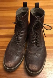 clarks wingtip boots