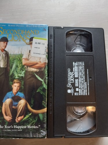 Secondhand Lions VHS, 2004 Michael Caine, Robert Duvall, Haley Joel - Picture 6 of 6