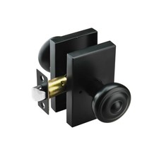NCSEN Matt Black Interior Door Knob Privacy Lock for Bath Bedroom
