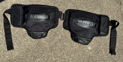 Vaughn lace-in goalie thigh guards (Used)