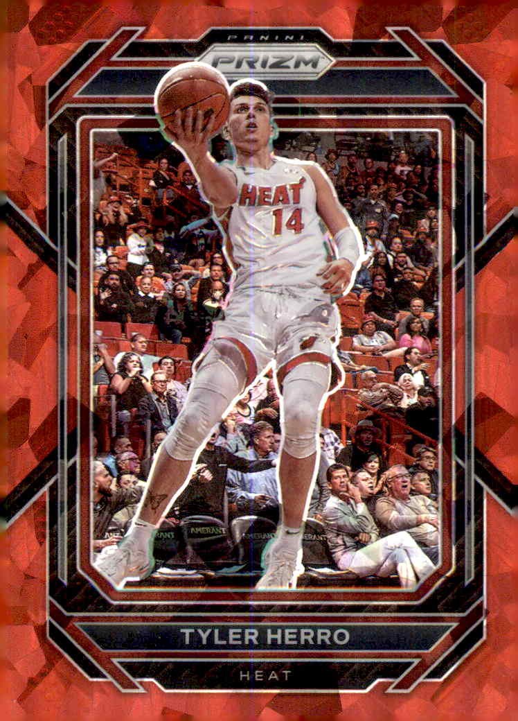 Tyler Herro 2022-23 Panini Prizm Prizms Red Ice