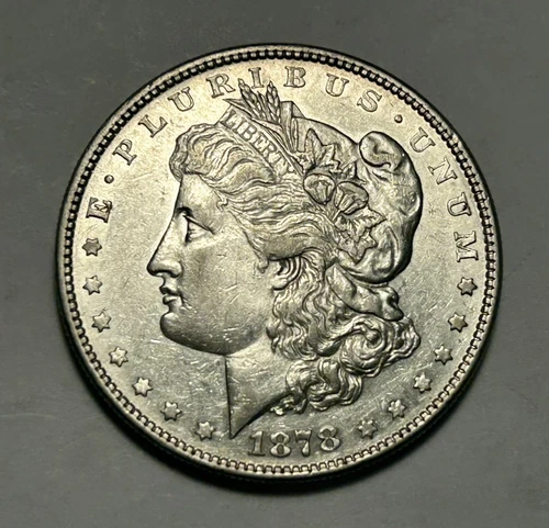 1878 8 TF  MORGAN DOLLAR AU DETAILS