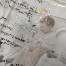 Forbena Potty Training Seat White Gray Unisex