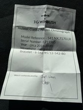 MINT Pre-owned Hublot Classic Fusion Date Chronograph Titanium 45MM Men's Watch 5