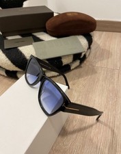 Tom Ford FT5878-B Eyeglasses 55-17-145 Black Frame Blue Light Glasses