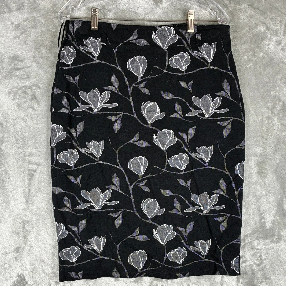 Jupe Crayon Laura Ashley – Lin Beige Floral – UK 10 (W27) – Occasion TB