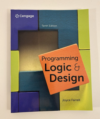 Programming Logic and Design by Joyce Farrell - Paperback GOOD