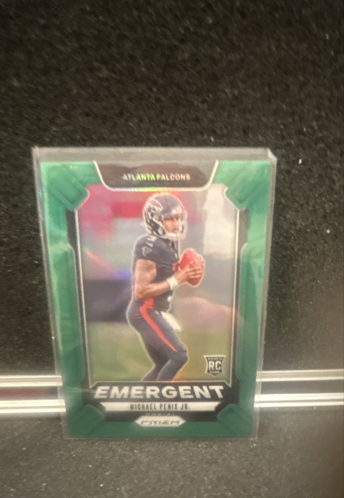 2024 Panini Prizm - Emergent Michael Penix Jr. #20 Green Prizm (RC)
