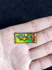 Reptar Bar Enamel Hat Pin Metal Badge Cartoon Brooch Funny 1.2"