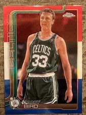 2025-26 Topps Chrome - Larry Bird #243 Red White & Blue Refractor