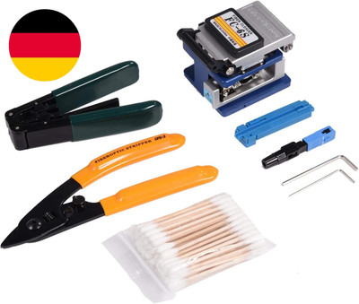 FTTH Fiber Optic Tool Kit Mit Glasfaser Cleaver FC 6S Optical Fiber Cutting Tool