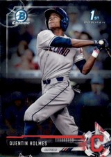 2017 Bowman Chrome Draft Baseball Card #BDC118 Quentin Holmes