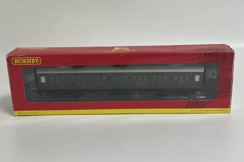 Hornby R4298C Maunsell Corridor 1. Klasse Reisebus 7671 BR Southern Green Livery | Zustand: Used