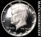 1964 Silver Kennedy Half Dollar - Choice Gem Proof  Lustrous  #J8188