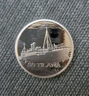 1 Oz .999 Fine Silver SS Tilawa Recovered Shipwreck Silver Bombay to Durban Rd