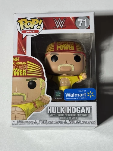 Funko POP! WWE HULK HOGAN #71 Vinyl Figure Walmart Exclusive w/ Soft Protector