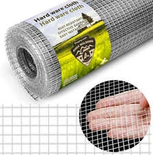 Hardware Cloth 1/4 Galvanized Wire Mesh Roll 4" X 20' (23 GA) - Chicken Wire Fen