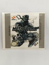METAL GEAR SOLID (USA) Game Boy / GameBoy COLOR GB GBC replacement label