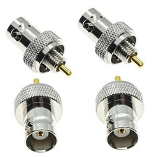 4x 5885705M02 BNC Antenna Adapter for Motorola GP300 HT750 HT1250 EX600