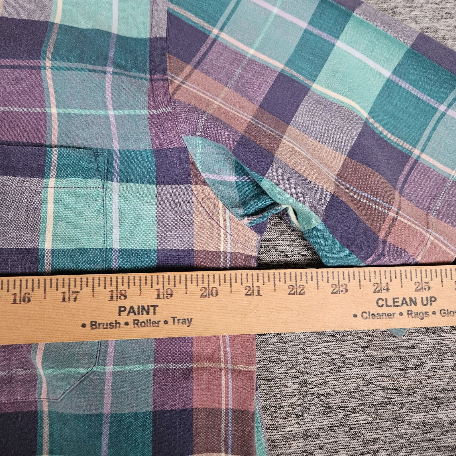 Lot (2) Pendleton Button Shirt Spring Plaid Short… - image 21