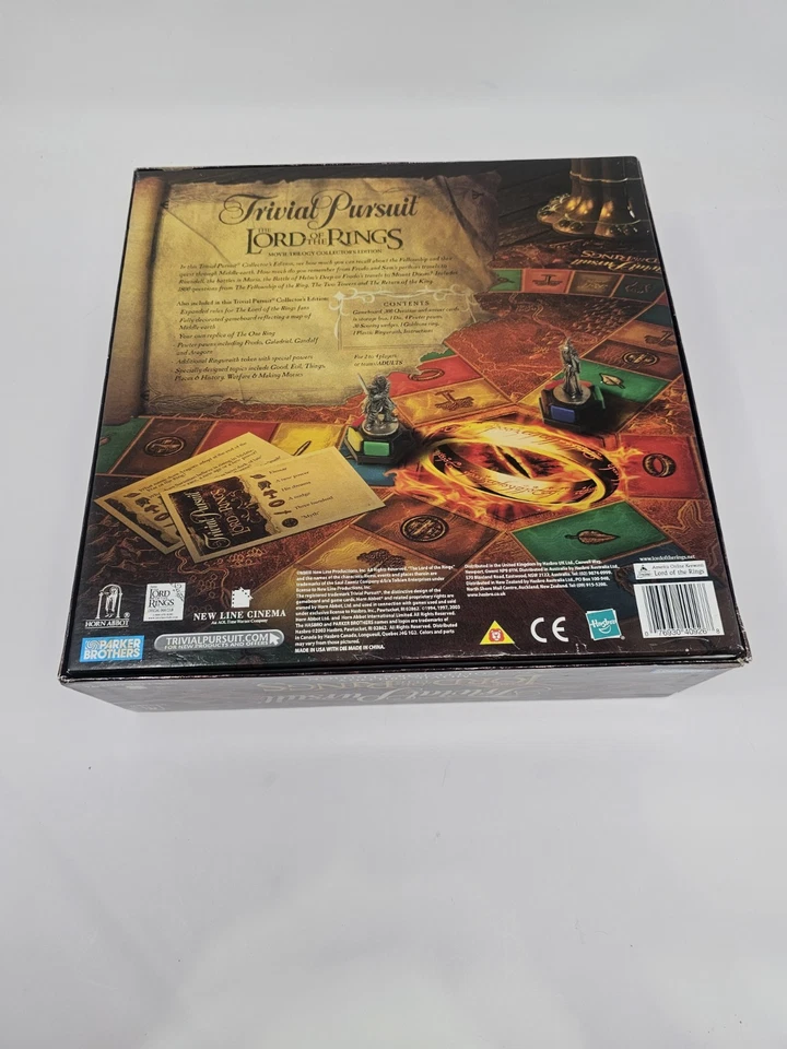 Lord of the Rings Movie Trilogy Trivial Pursuit Board Game New Open Box - Image 4 of 4
