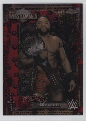 2025 Chrome WWE Cactus Jack x Wrestlemania Red Refractor /5 Trick Williams b6y