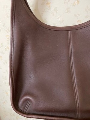 OLD COACH Ergo Bag Vintage Shoulder Bag Leather 9033 Brown Used