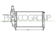 Radiateur Fiat 132