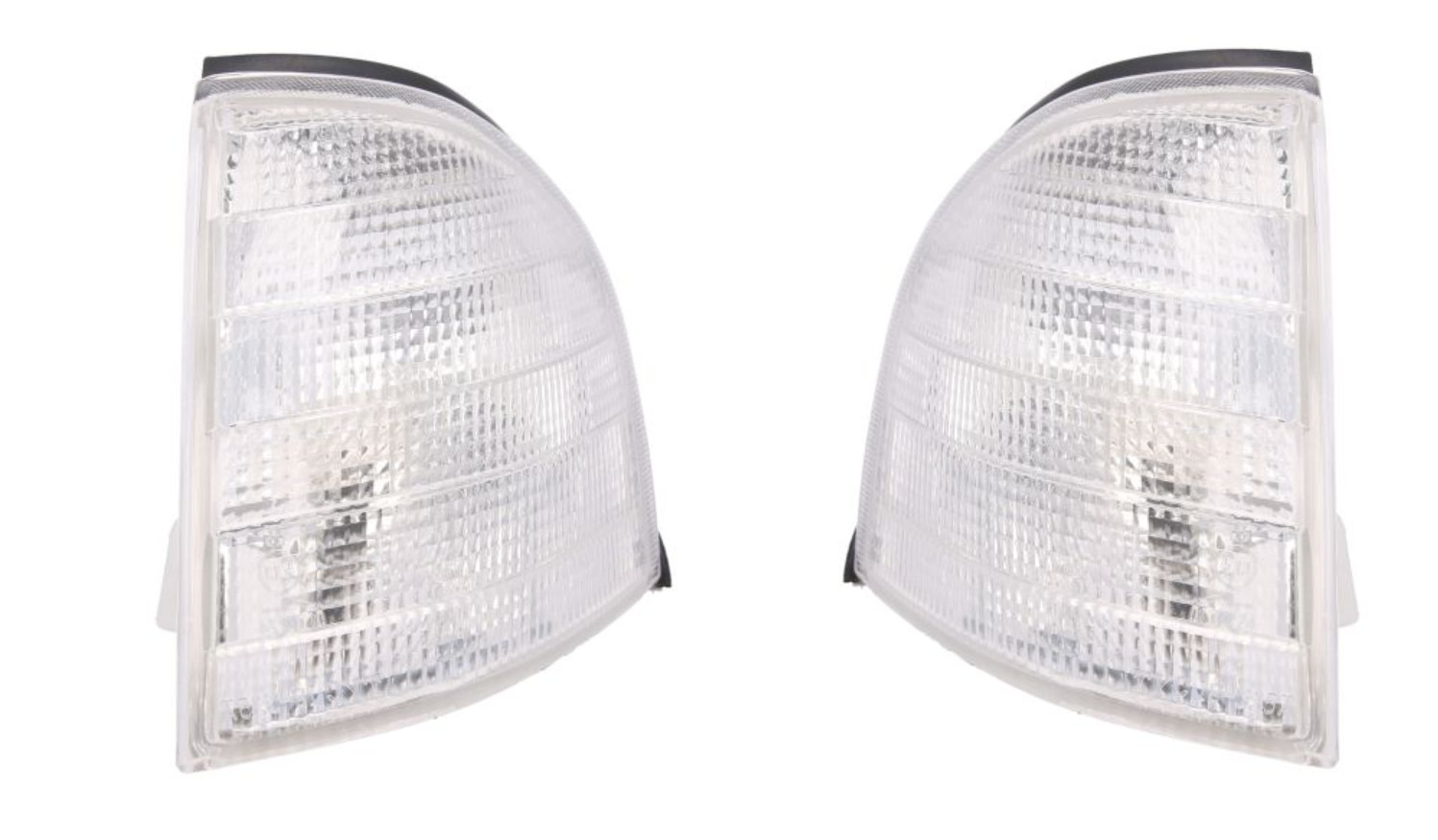 Clignotant avant transparent Mercedes W202 S202 pack de deux feux
