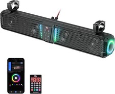 2025 Kemimoto Midnight 80 32  Bluetooth Soundbar LED Party Mode UTV ATV Golf