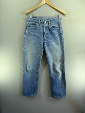 Vintage 1981 Levi s 501 Selvedge Jeans USA Red Tab Button 524 Rare 80s
