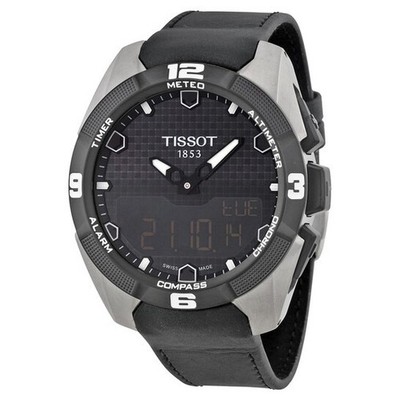 Tissot T-Touch Expert Solar 45mm Analog-Digital Men's Black Watch T0914204605100