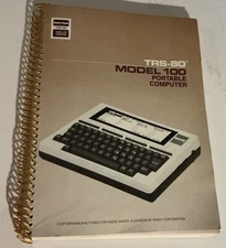 ORIGINAL Wire-Bound Reference Book for TRS-80 Model 100 Portable Computer