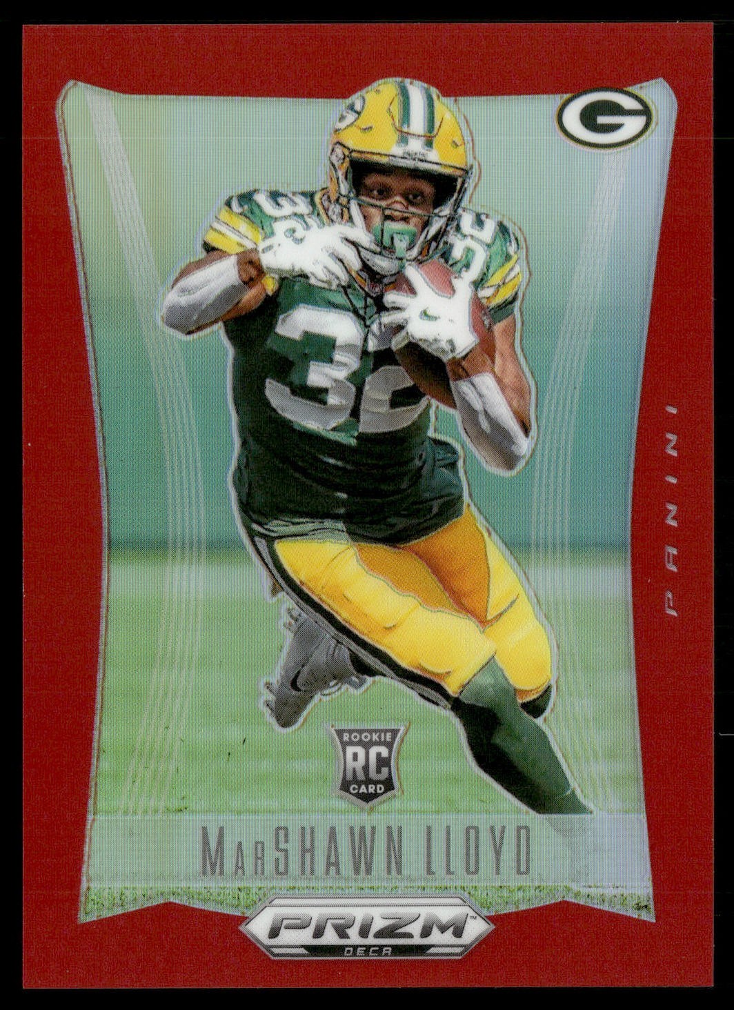 2024 Panini Prizm Deca - Marshawn Lloyd #115 Red Prizm /199 (RC)