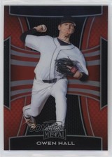2025 Leaf Metal Red Prismatic 10/25 Owen Hall #143 13u1