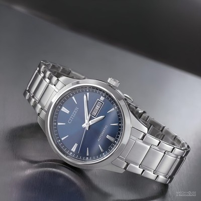 Citizen Automatic Collection Automatik Herrenuhr NY4058-79LE Blau
