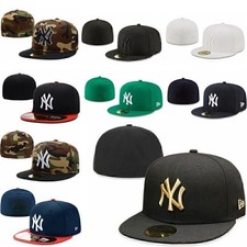 Cappello da baseball sportivo 1 pezzo da uomo New York NY Yankees berretto aderente berretto multi taglia