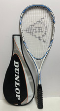 DUNLOP G-FORCE 20 Comp. Titan. Squash Racket & Head Cover New Overgrip GWO G/VGC