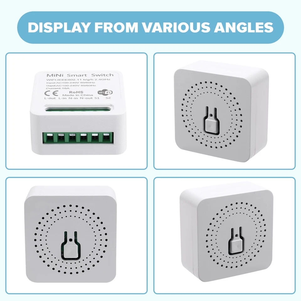   WiFi Relay , DIY Timer Light  Module  /Tuya Application,  Remote Control M6D5 - Image 4 of 4