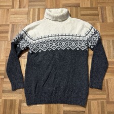 Vintage Valerie Stevens Furblend Lambswool Angora Turtleneck Sweater 1990s M