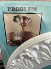 Turn of  Century 10” Light Ceiling Flaw Fixer Fan Medallion Molding Paint Stain  — photo 3