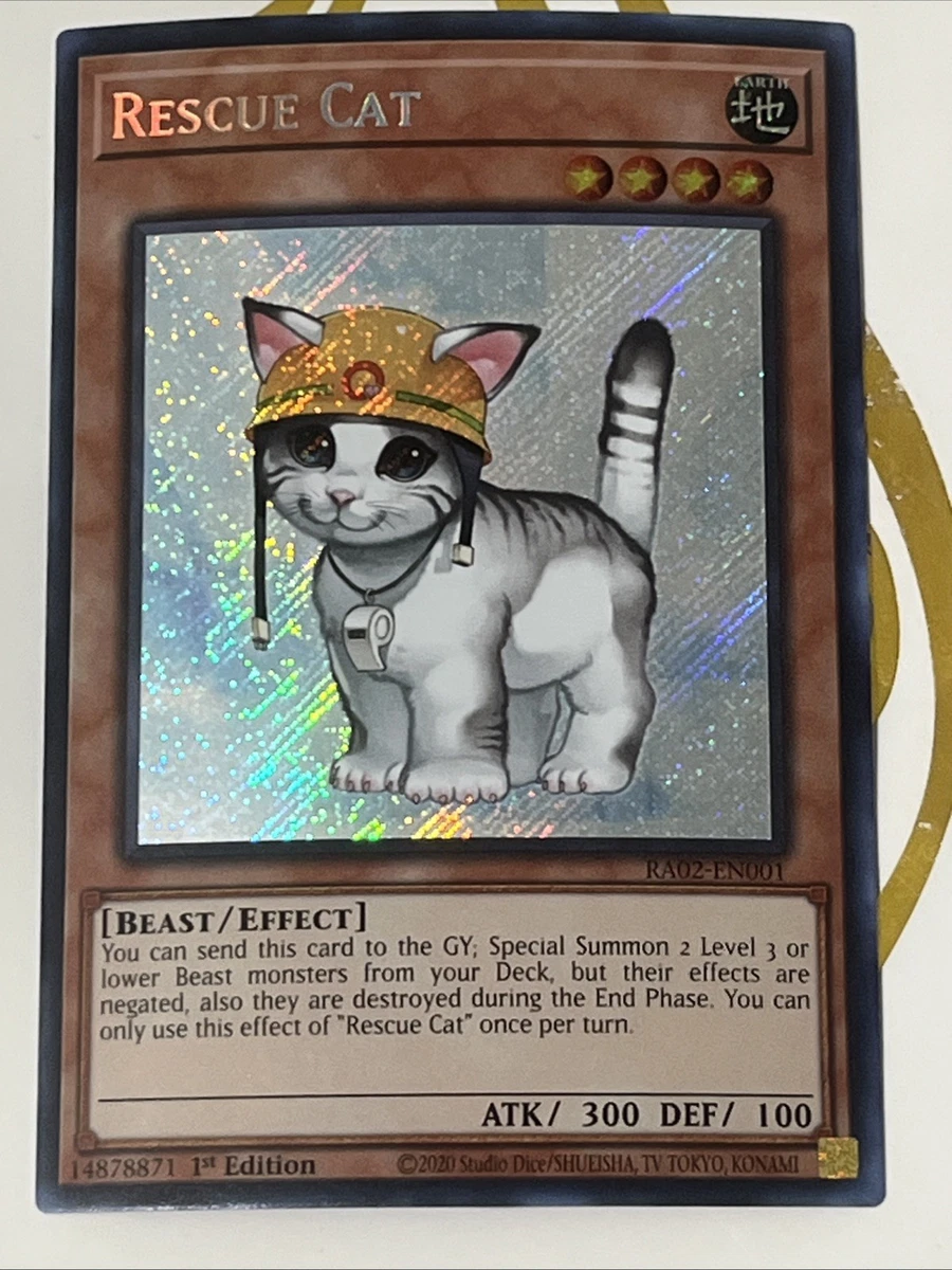Rescue Cat RA02-EN001 25th Anniversary Rarity Collection II for