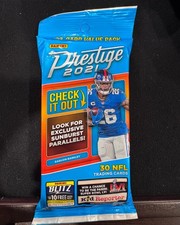 Panini 2021 Prestige Football NFL 30-Card Value Fat Pack NEW Sealed Cello