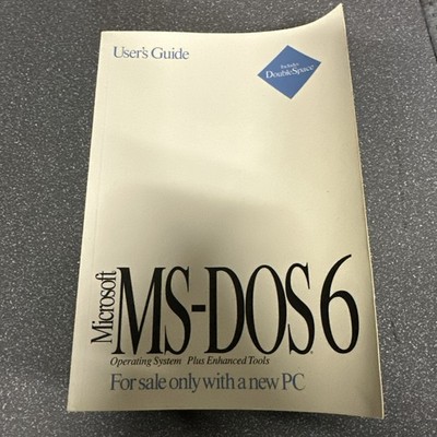 Vintage Microsft MS-DOS6 Betriebssystem plus erweiterte Tools Benutzerhandbuch 1993